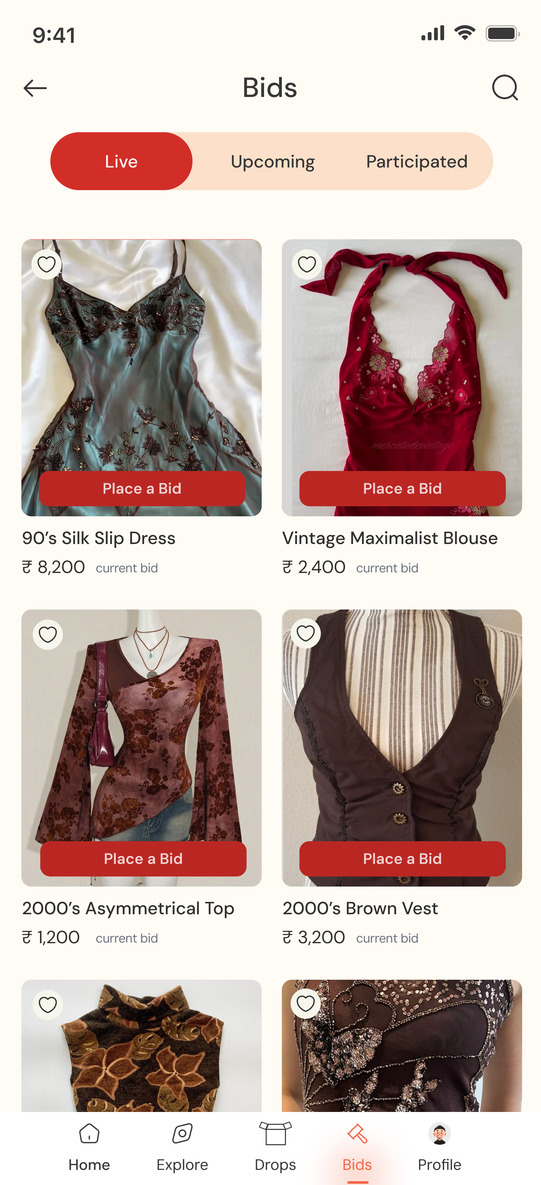 Open bidding, step 1